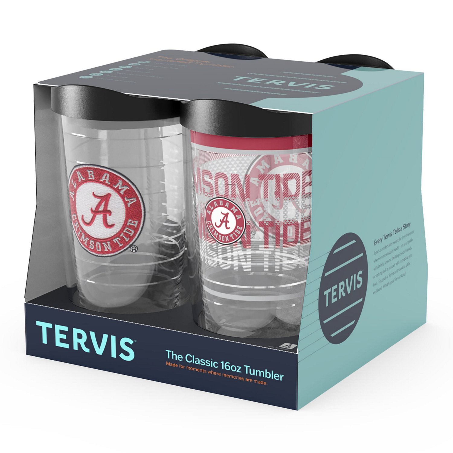 Tervis Alabama Crimson Tide Four-Pack 16oz Classic Tumbler Set - view number 2