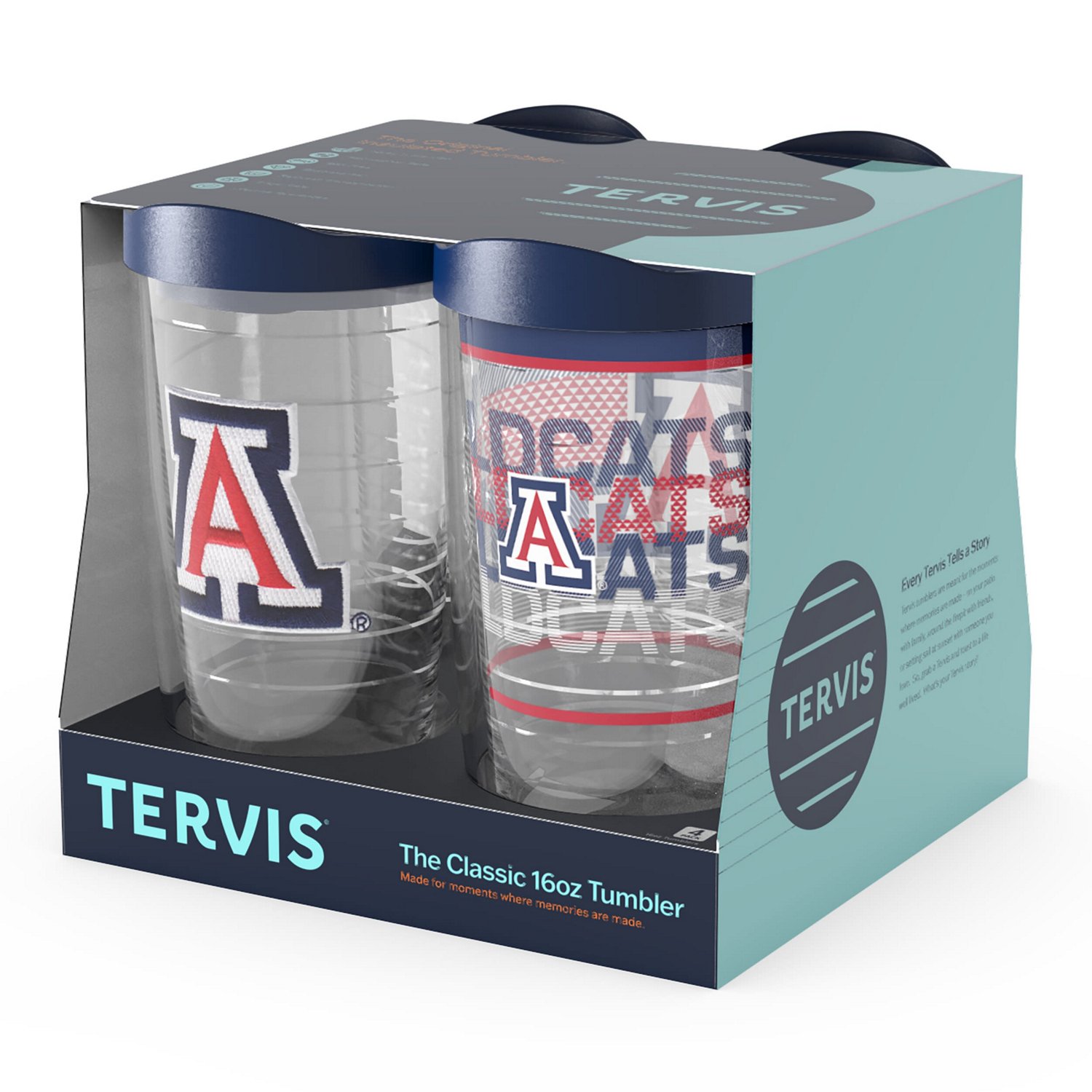 Tervis Arizona Wildcats Four-Pack 16oz Classic Tumbler Set - view number 2