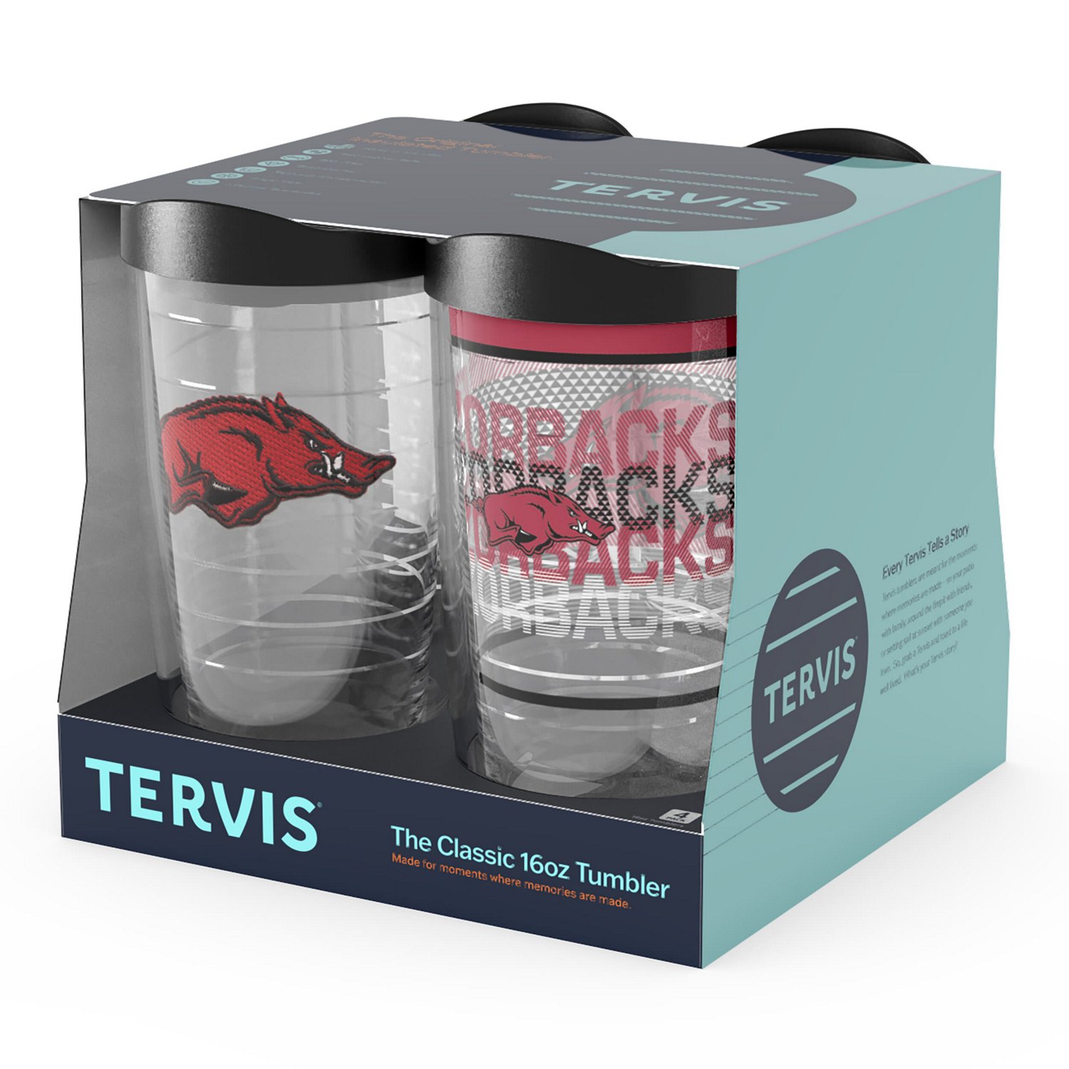 Tervis Arkansas Razorbacks Four-Pack 16oz Classic Tumbler Set - view number 2