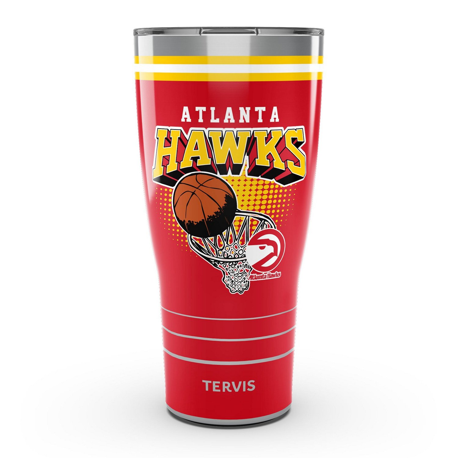 Tervis Atlanta Hawks 30oz DuraPrint Vintage Stainless Steel Travel Tumbler