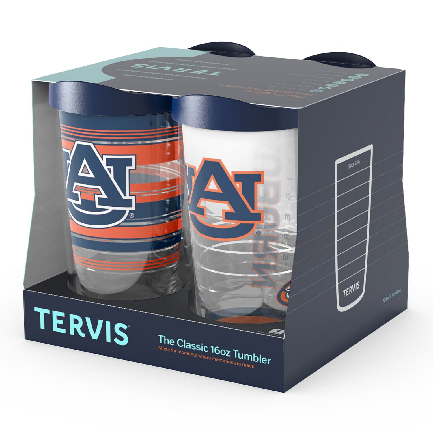 Tervis Auburn Tigers Four-Pack 16oz Classic Tumbler Set - view number 3