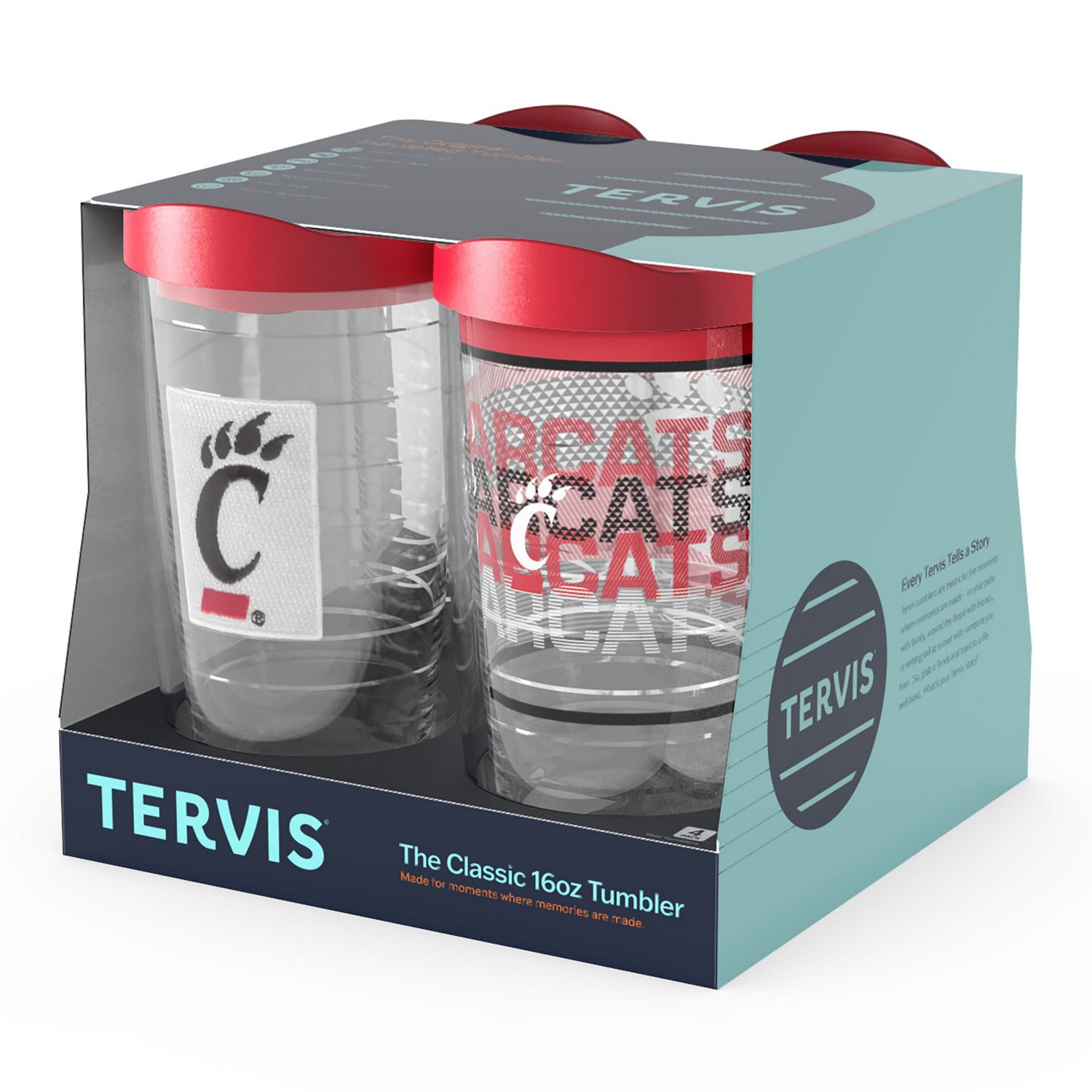 Tervis Cincinnati Bearcats Four-Pack 16oz Classic Tumbler Set - view number 2