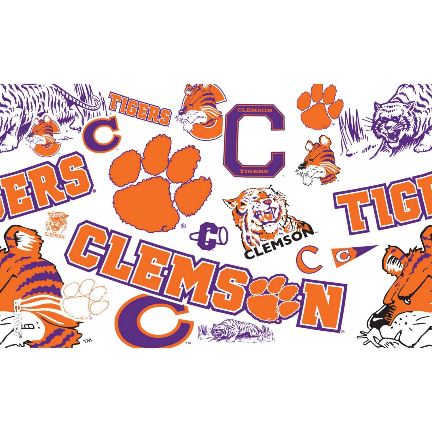 Tervis Clemson Tigers 10oz Allover Classic Wavy Tumbler - view number 2