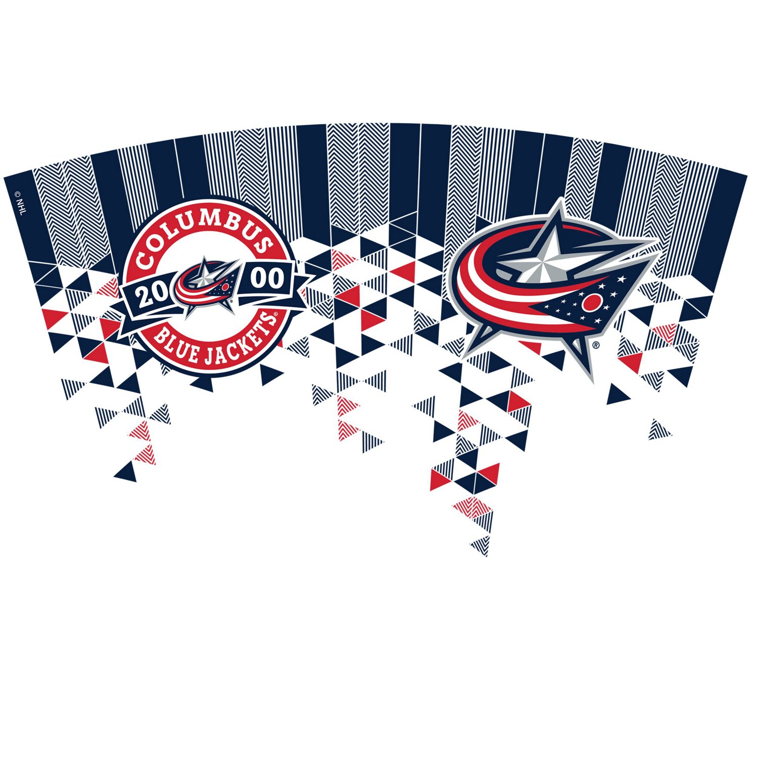 Tervis Columbus Jackets 24oz Shatter Classic Tumbler with Straw Lid - view number 2