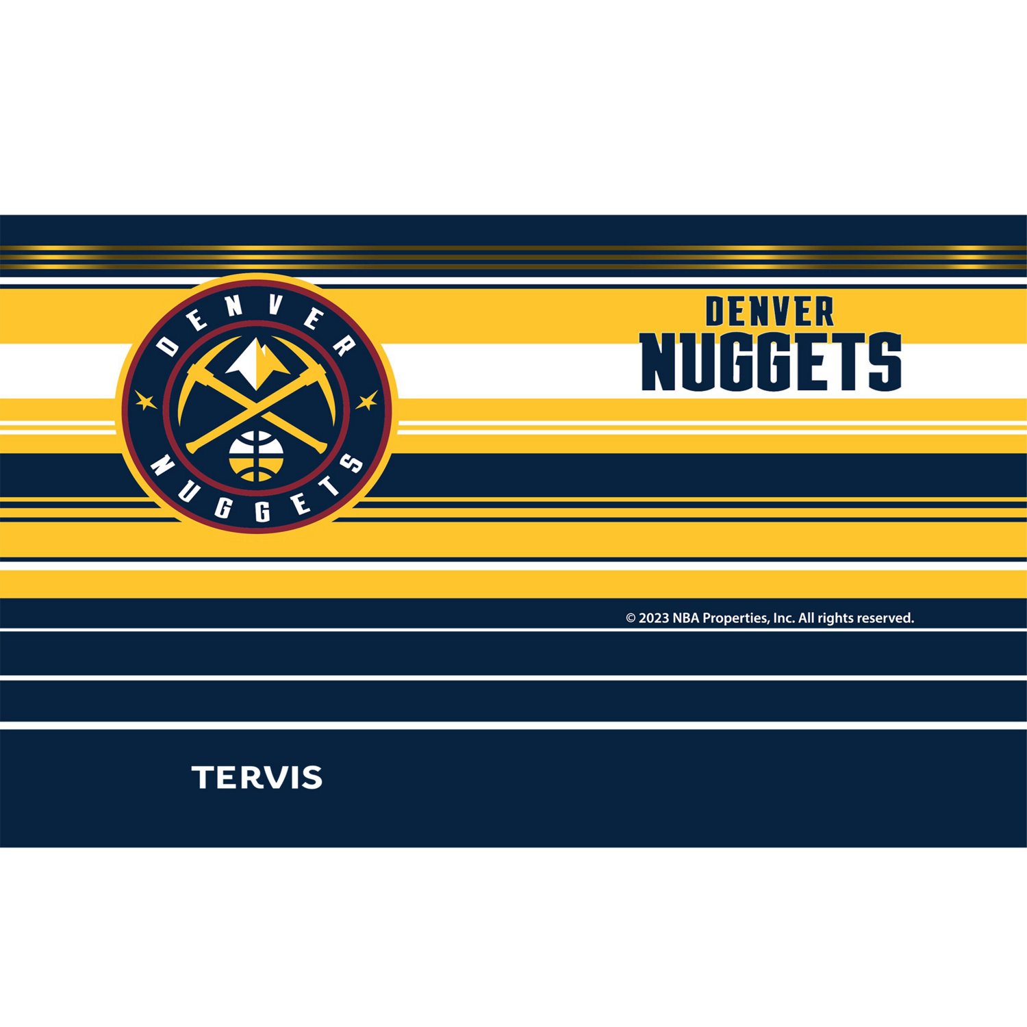 Tervis Denver Nuggets 20oz Hype Stripes Stainless Steel Tumbler - view number 2