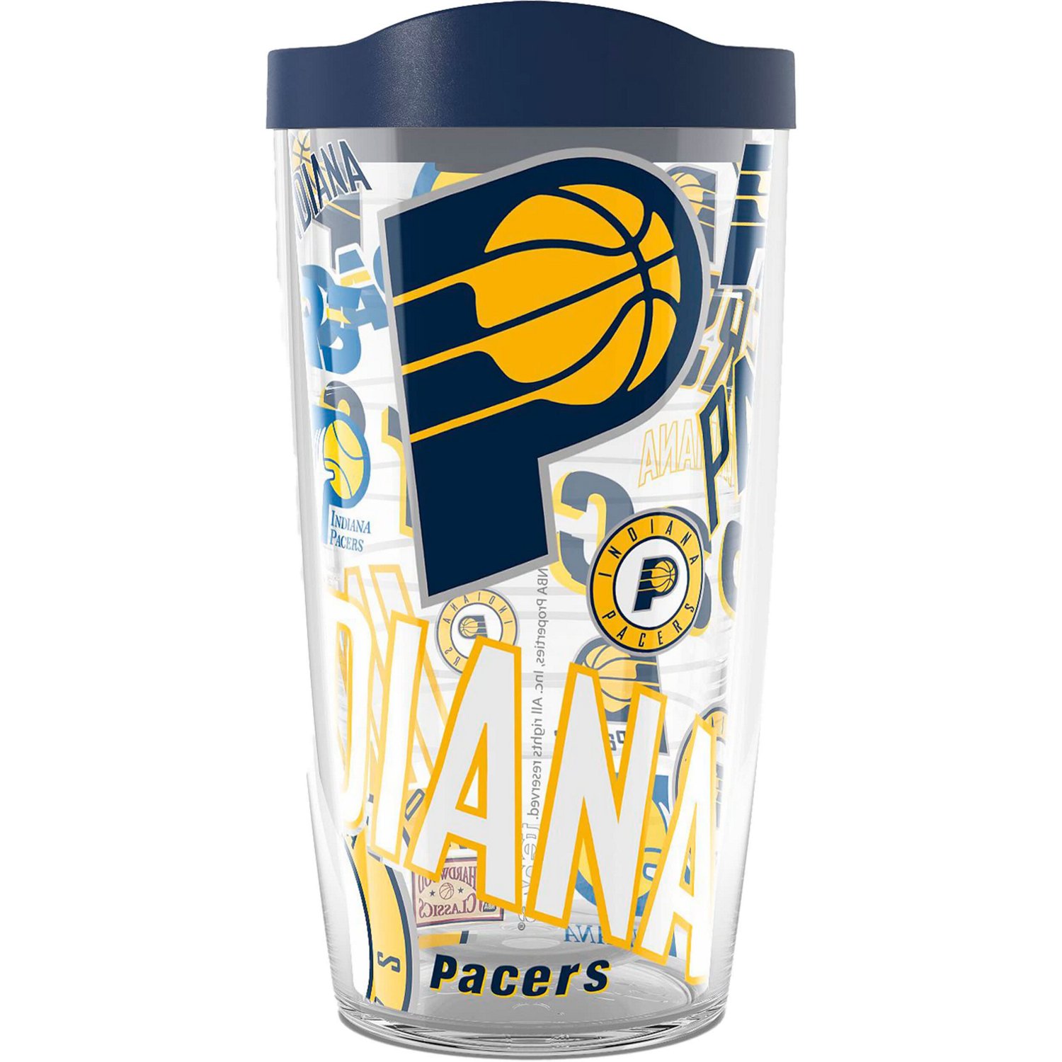 Tervis Indiana Pacers 16oz Allover Classic Tumbler