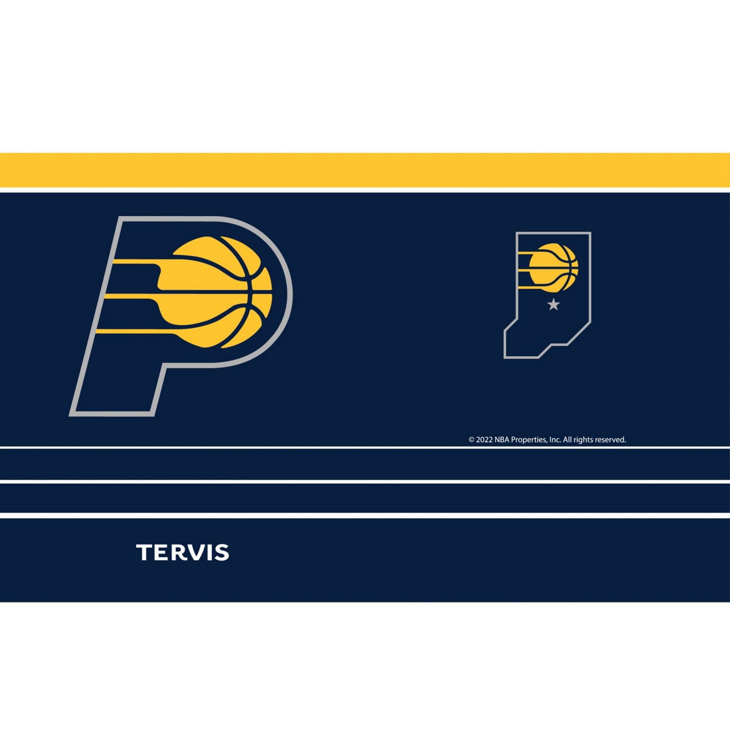 Tervis Indiana Pacers 20oz MVP DuraPrint Stainless Steel Travel Tumbler - view number 2