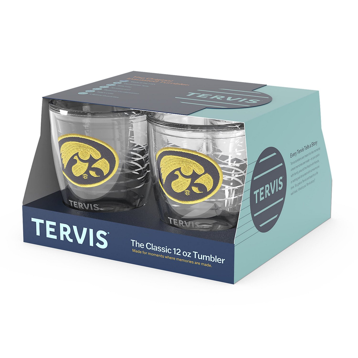 Tervis Iowa Hawkeyes 4-Pack 12oz Emblem Tumbler Set - view number 2