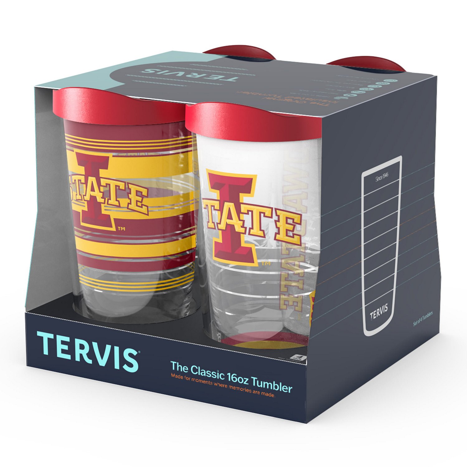 Tervis Iowa State Cyclones Four-Pack 16oz Classic Tumbler Set - view number 3