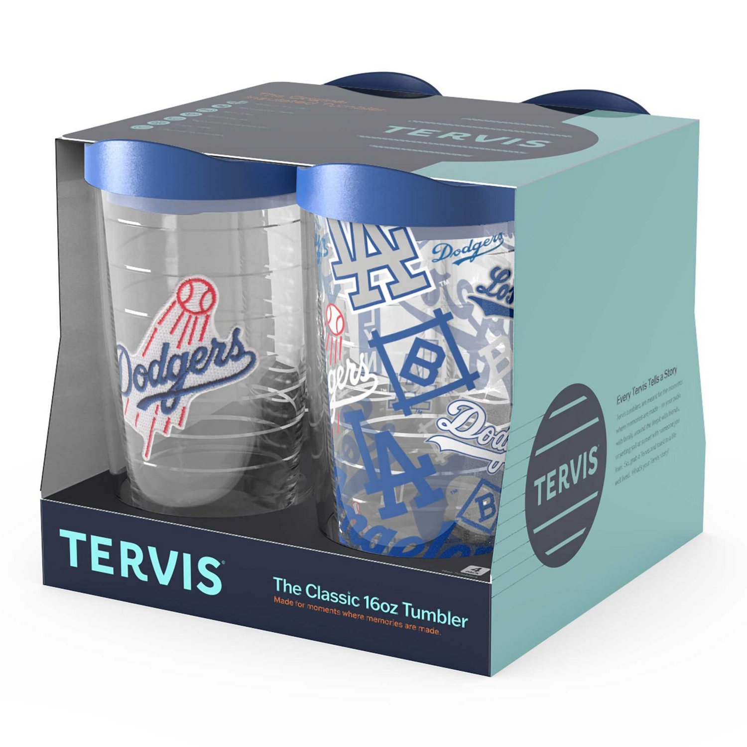 Tervis Los Angeles Dodgers Four-Pack 16oz Classic Tumbler Set - view number 2