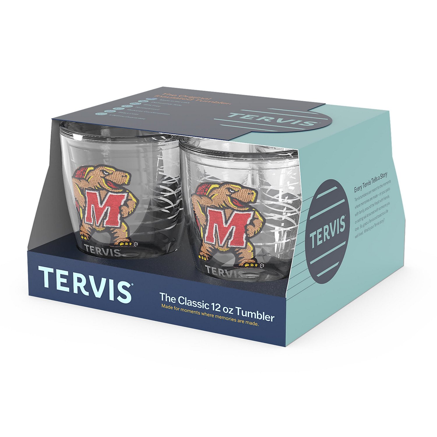 Tervis Maryland Terrapins 4-Pack 12oz Emblem Tumbler Set - view number 2