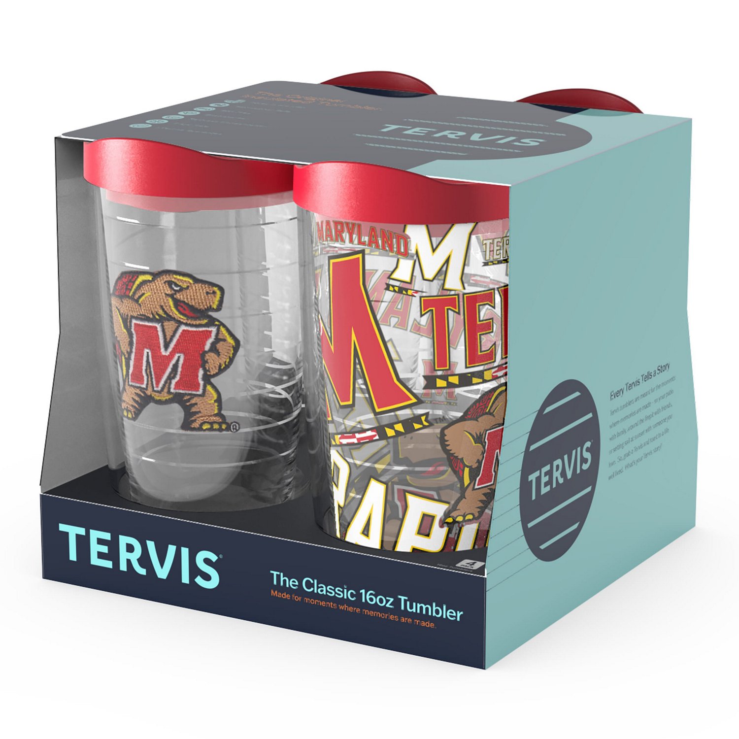 Tervis Maryland Terrapins Four-Pack 16oz Classic Tumbler Set - view number 2