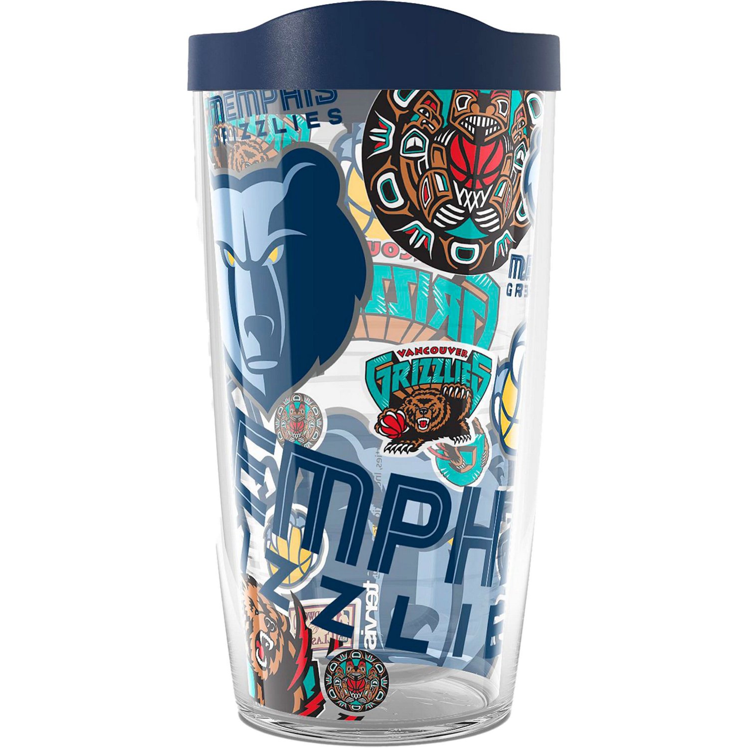 Tervis Memphis Grizzlies 16oz Allover Classic Tumbler - view number 1
