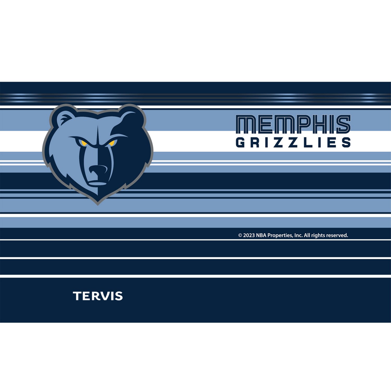 Tervis Memphis Grizzlies 20oz Hype Stripes Stainless Steel Tumbler - view number 2
