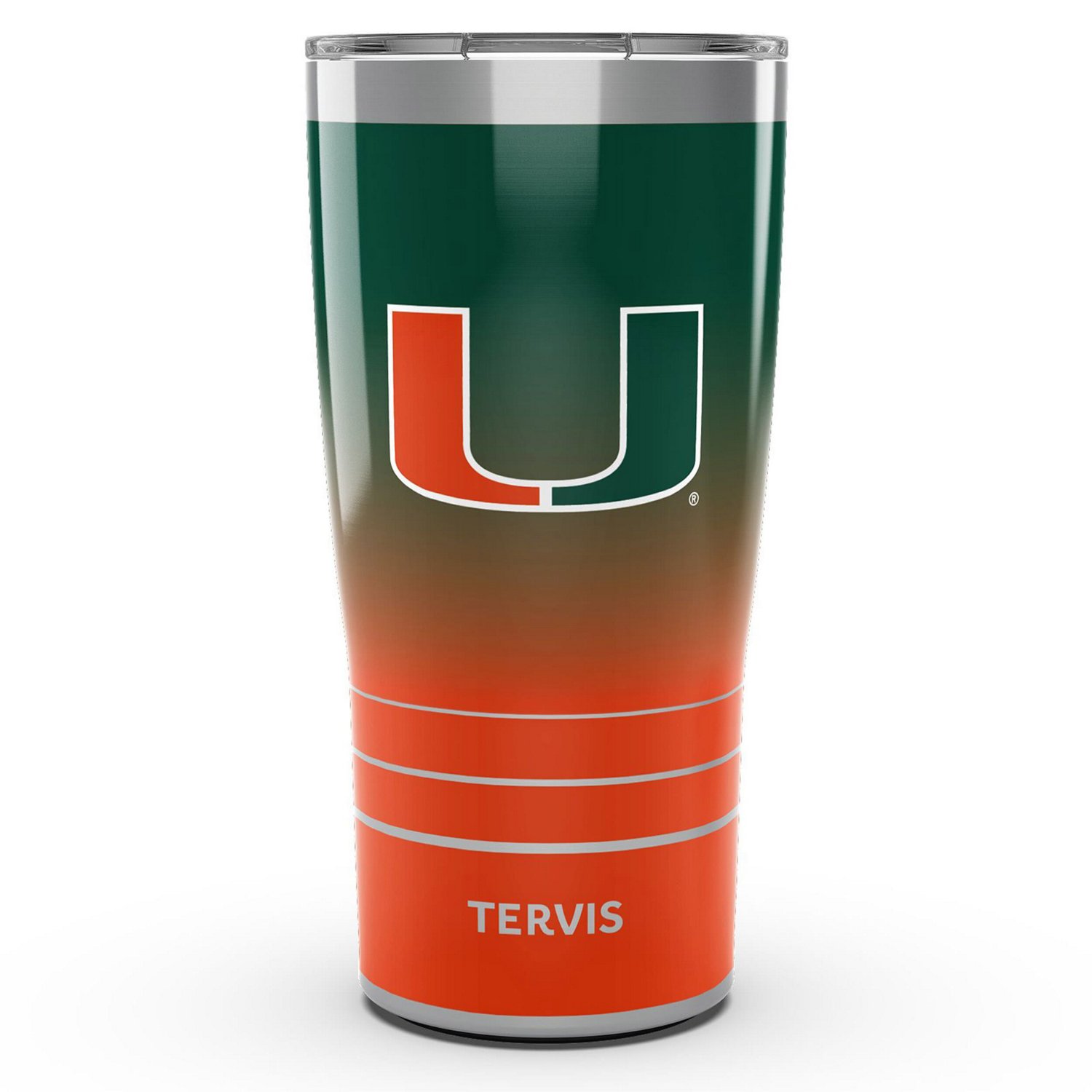 Tervis Miami Hurricanes 20oz Ombre Stainless Steel Tumbler                                                                       - view number 1