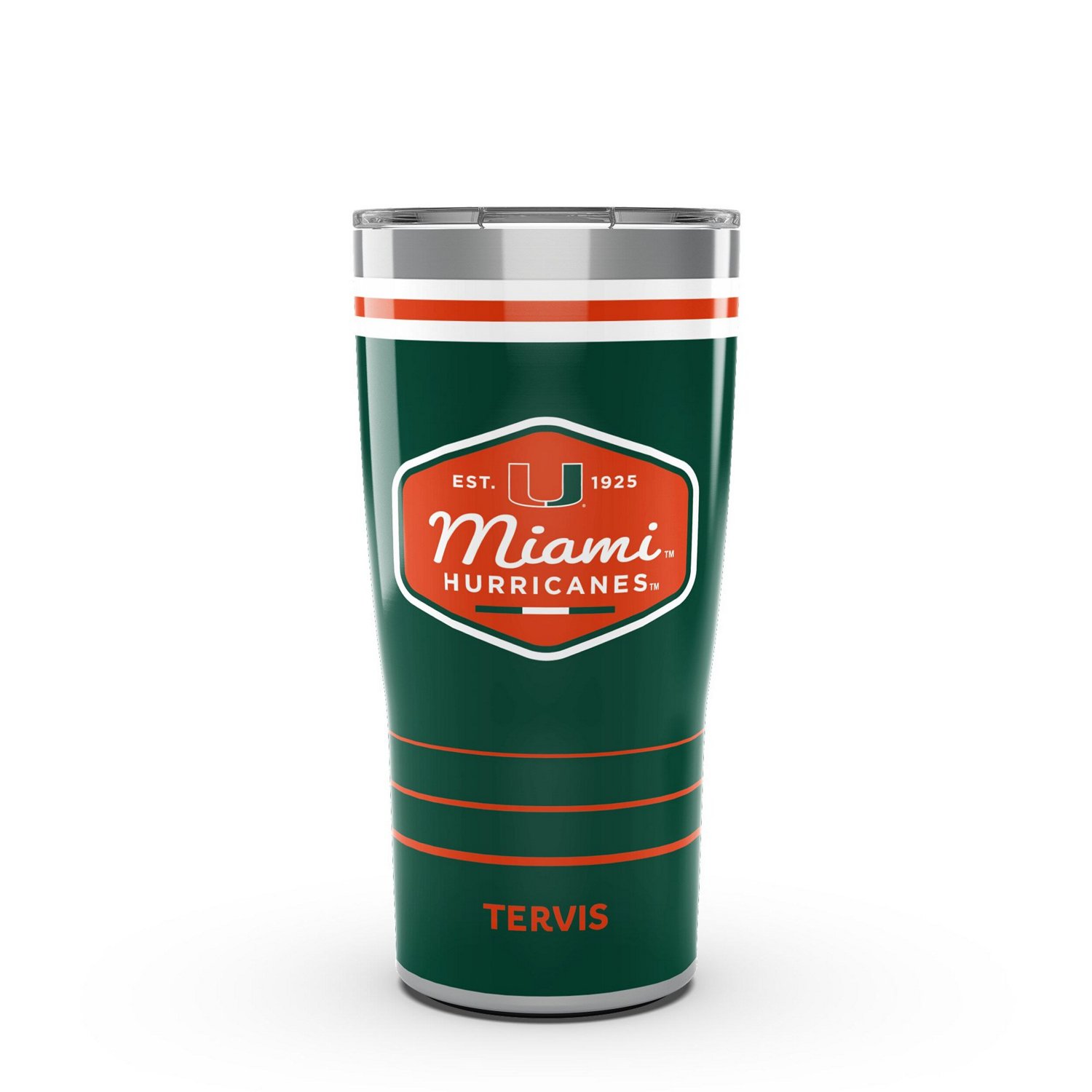Tervis Miami Hurricanes 20oz Vintage DuraPrint Stainless Steel Travel Tumbler