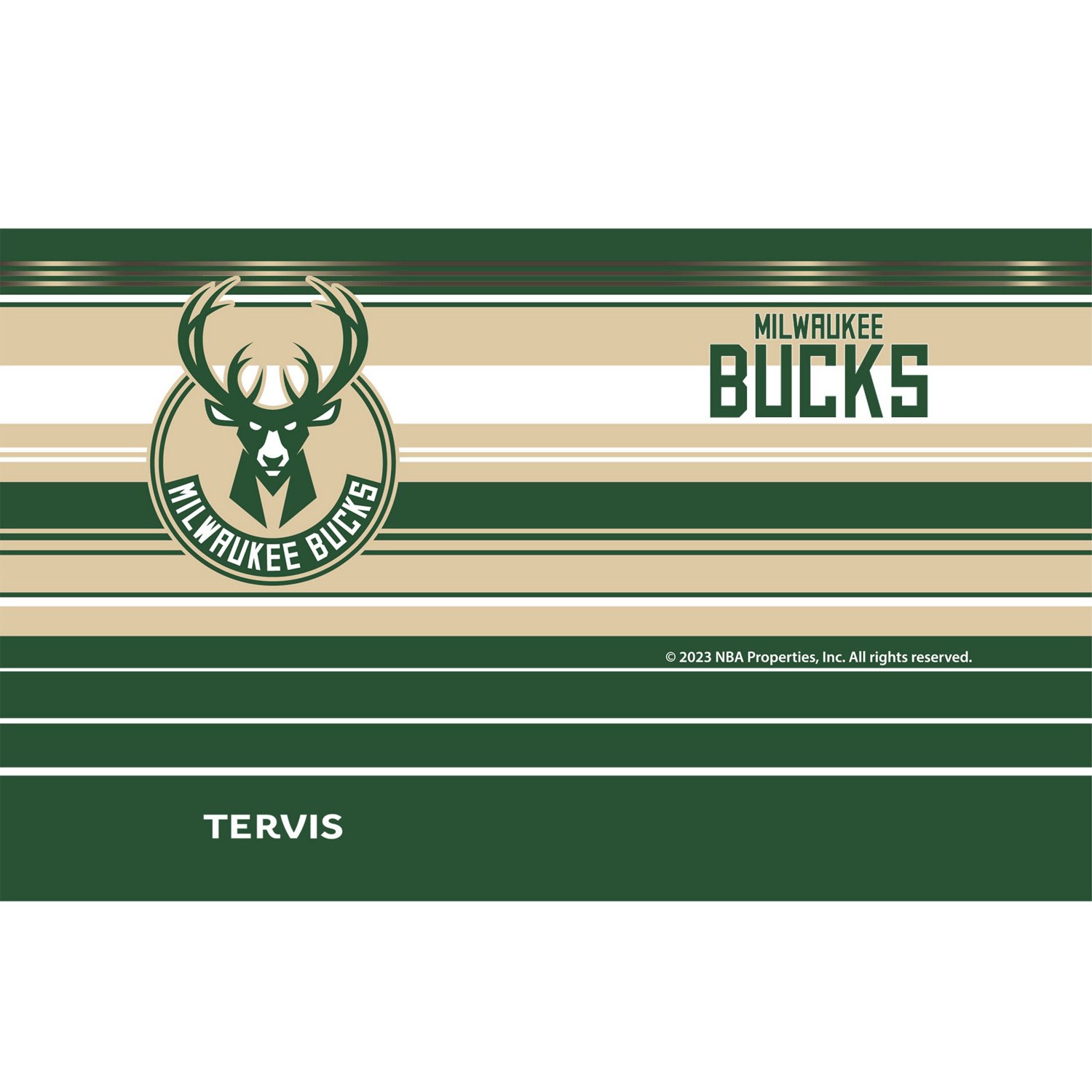 Tervis Milwaukee Bucks 20oz Hype Stripes Stainless Steel Tumbler - view number 2