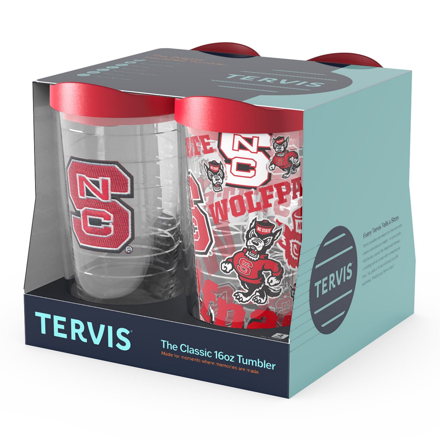 Tervis NC State Wolfpack Four-Pack 16oz Classic Tumbler Set - view number 2