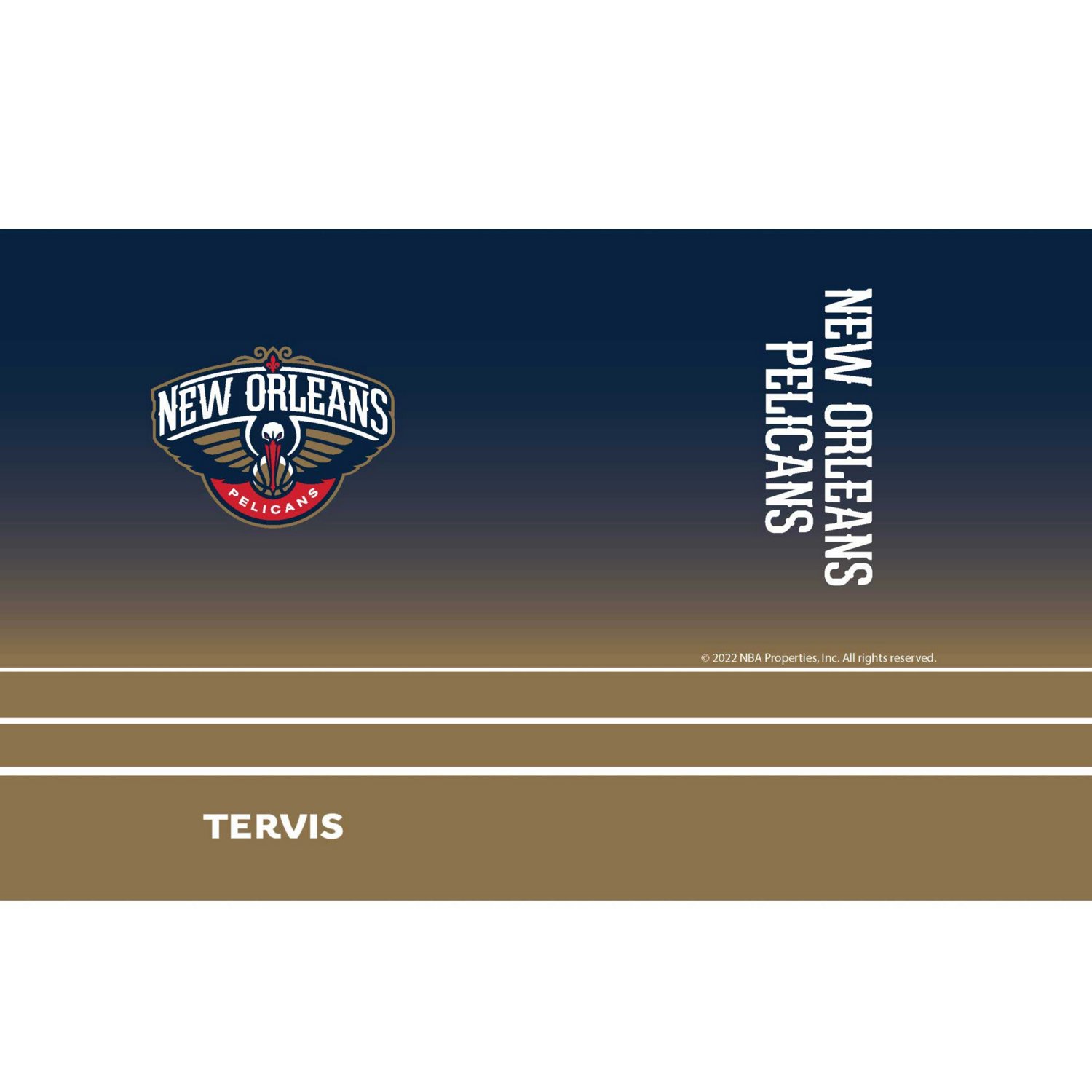 Tervis New Orleans Pelicans 20oz Ombre Stainless Steel Travel Tumbler