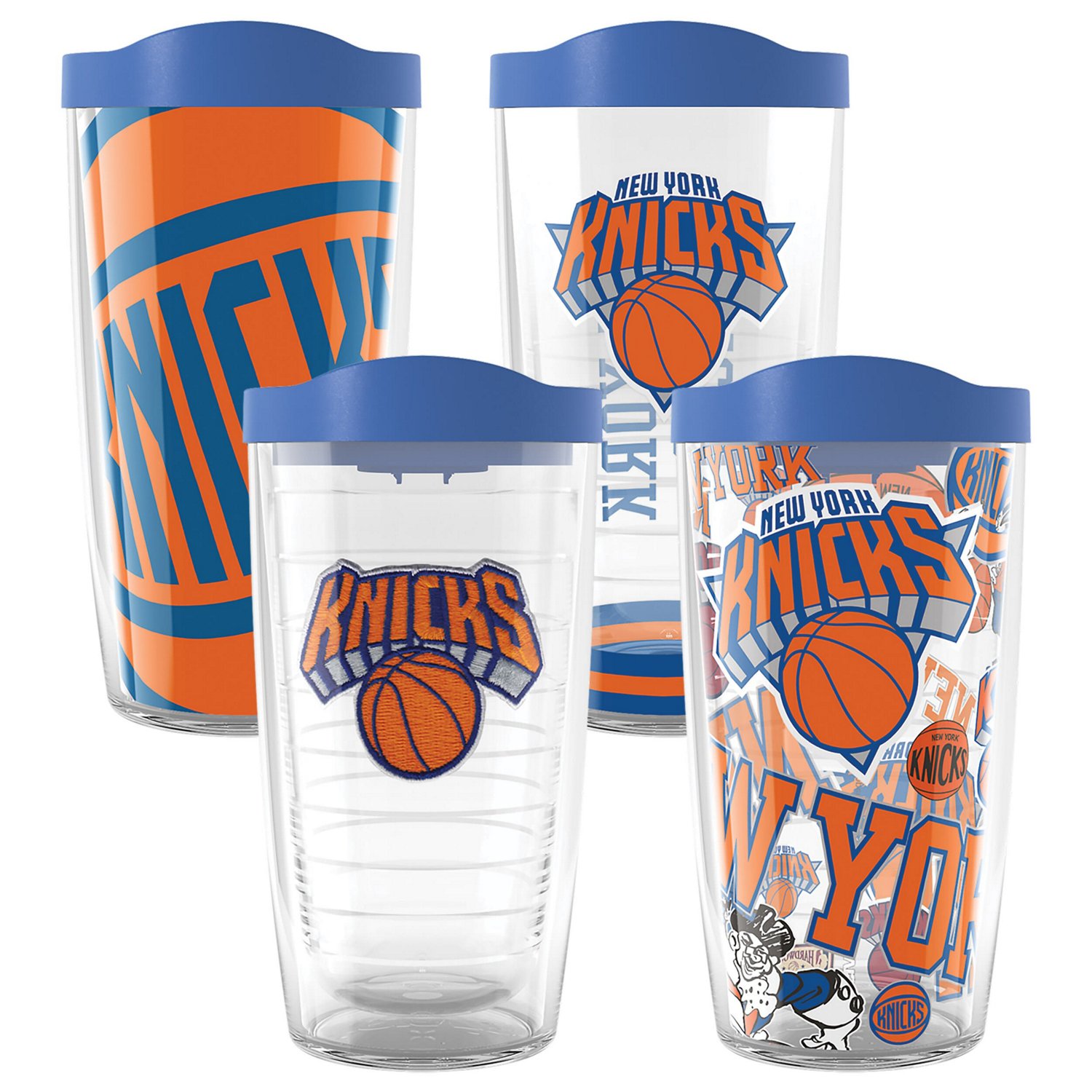 Tervis New York Knicks Four-Pack 16oz Classic Tumbler Set