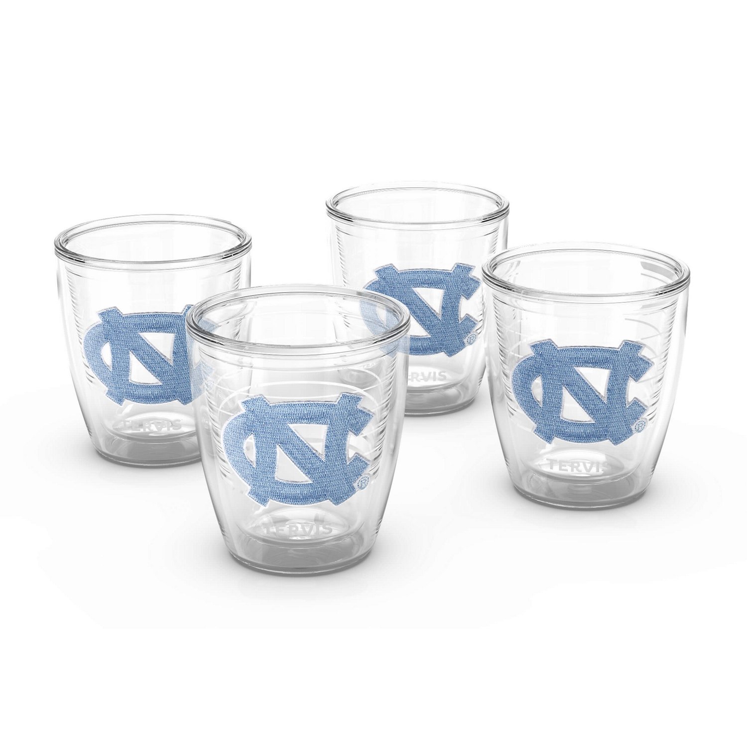 Tervis North Carolina Tar Heels 4-Pack 12oz Emblem Tumbler Set