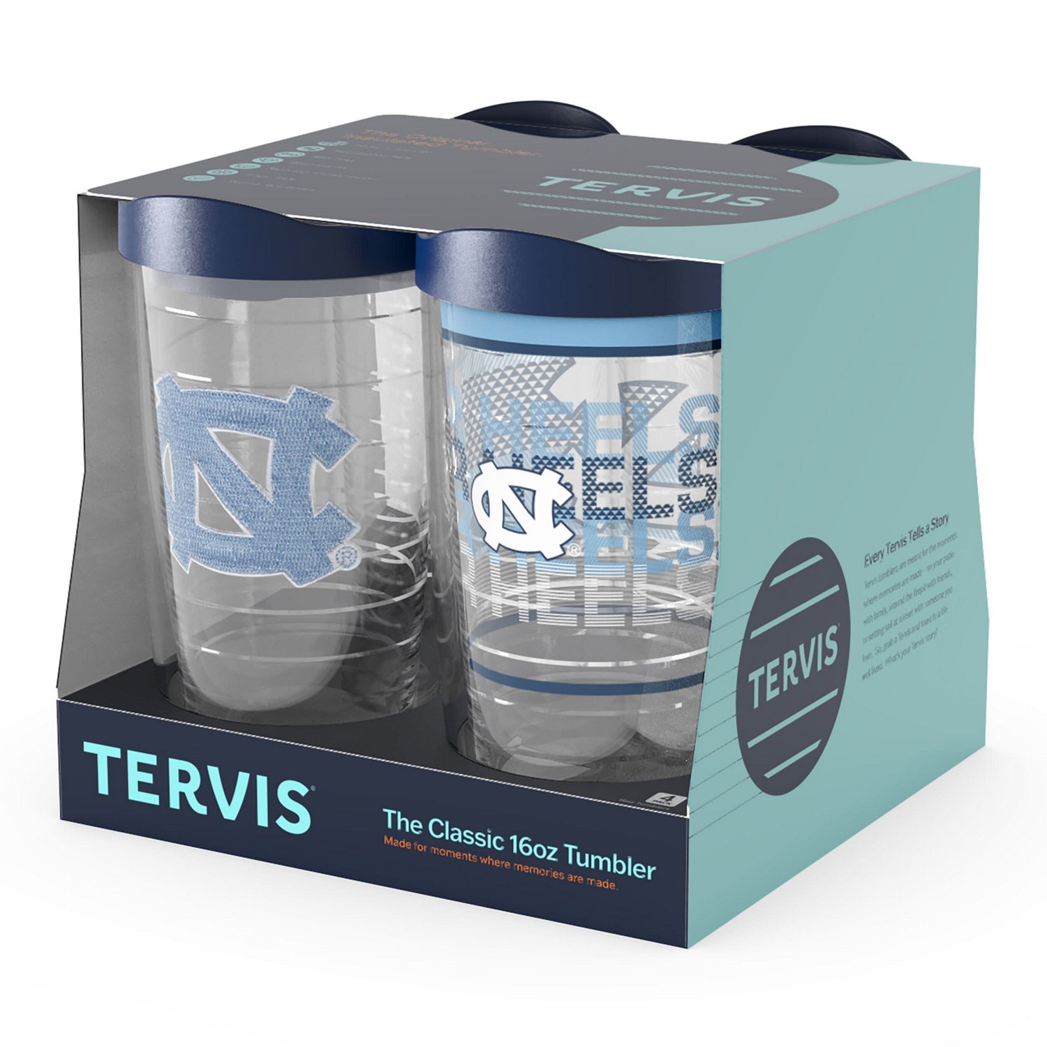 Tervis North Carolina Tar Heels Four-Pack 16oz Classic Tumbler Set - view number 2