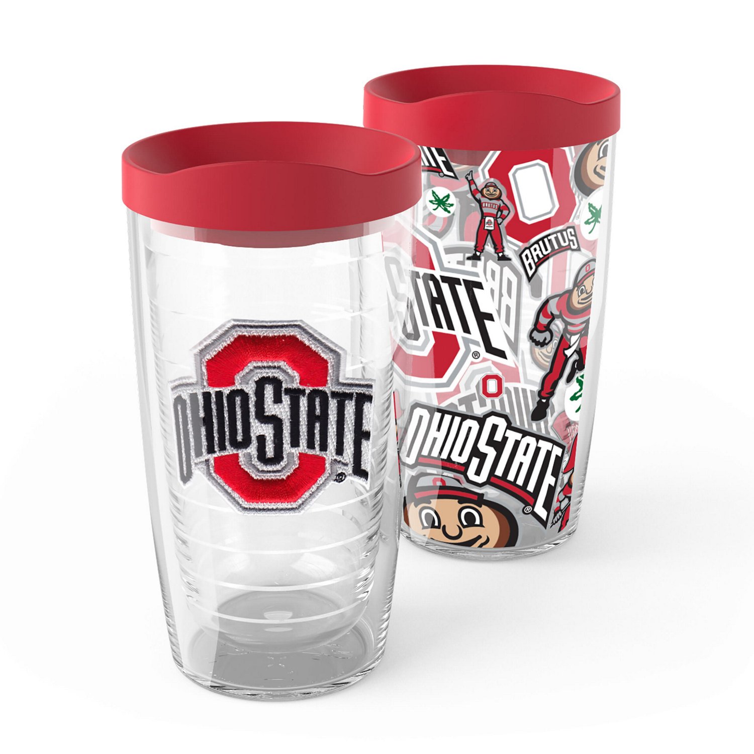 Tervis Ohio State Buckeyes 2-Pack 16oz Competitor  Emblem Tumbler Set
