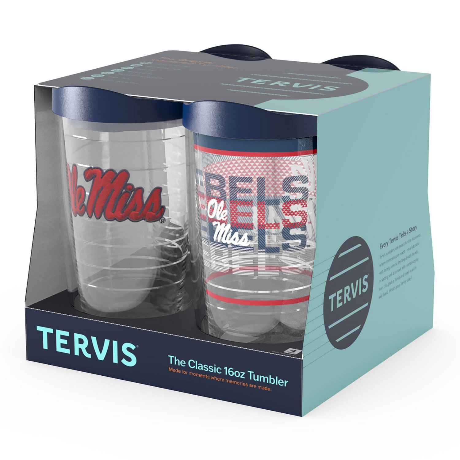Tervis Ole Miss Rebels Four-Pack 16oz Classic Tumbler Set - view number 2