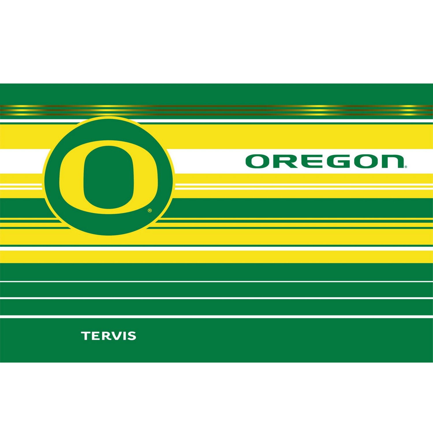 Tervis Oregon Ducks 30oz Hype Stripes Stainless Steel Tumbler - view number 2
