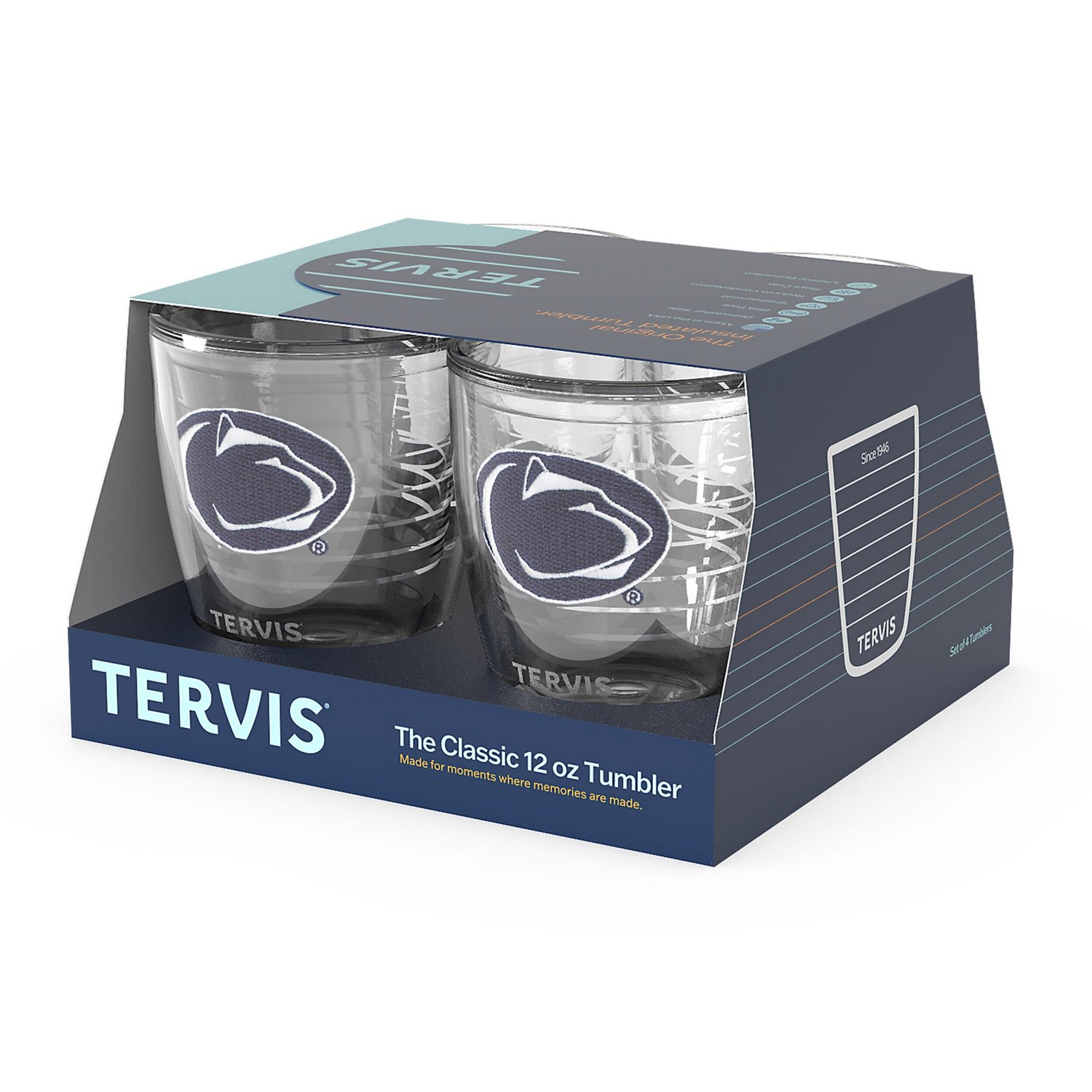 Tervis Penn State Nittany Lions 4-Pack 12oz Emblem Tumbler Set - view number 3