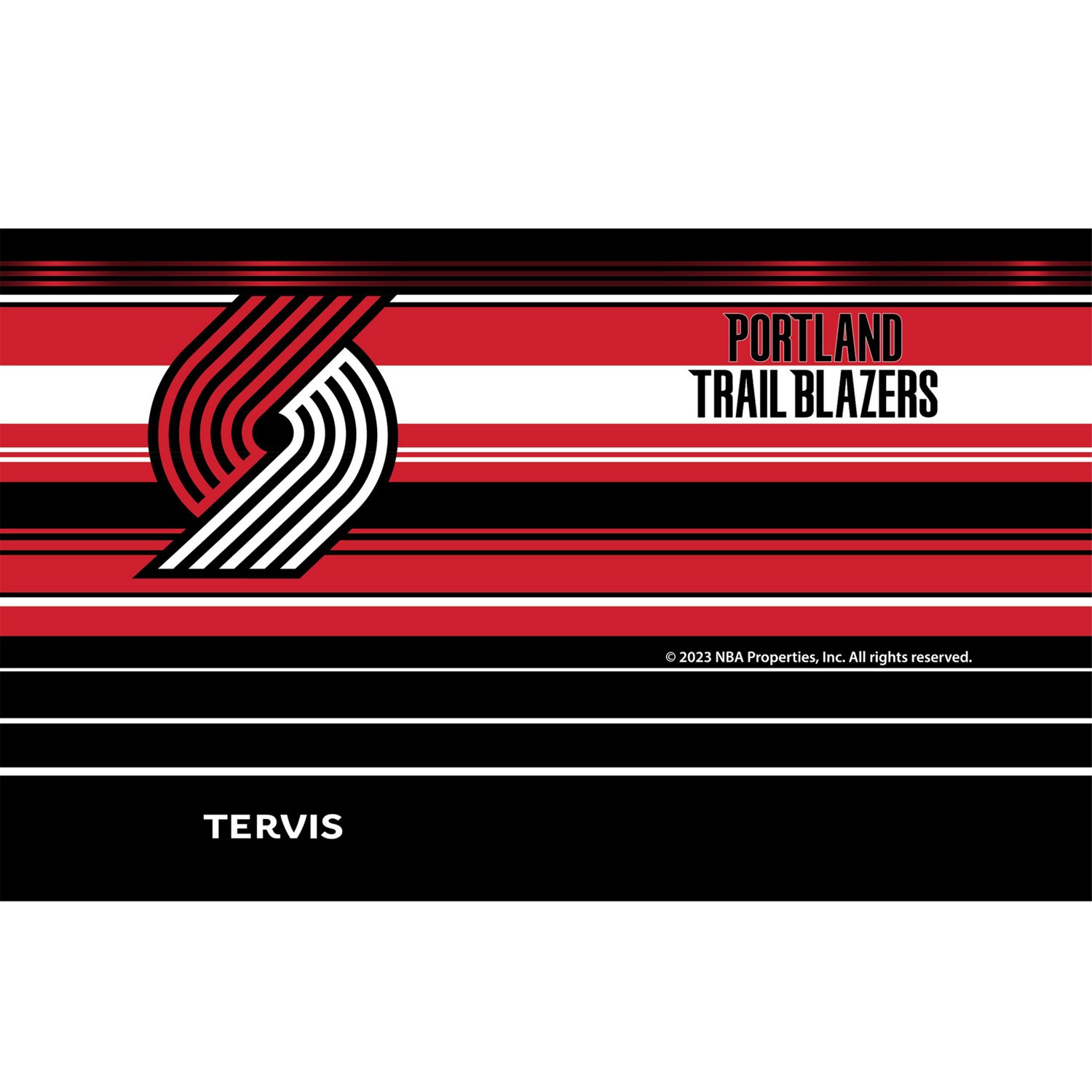 Tervis Portland Trail Blazers 20oz Hype Stripes Stainless Steel Tumbler - view number 2