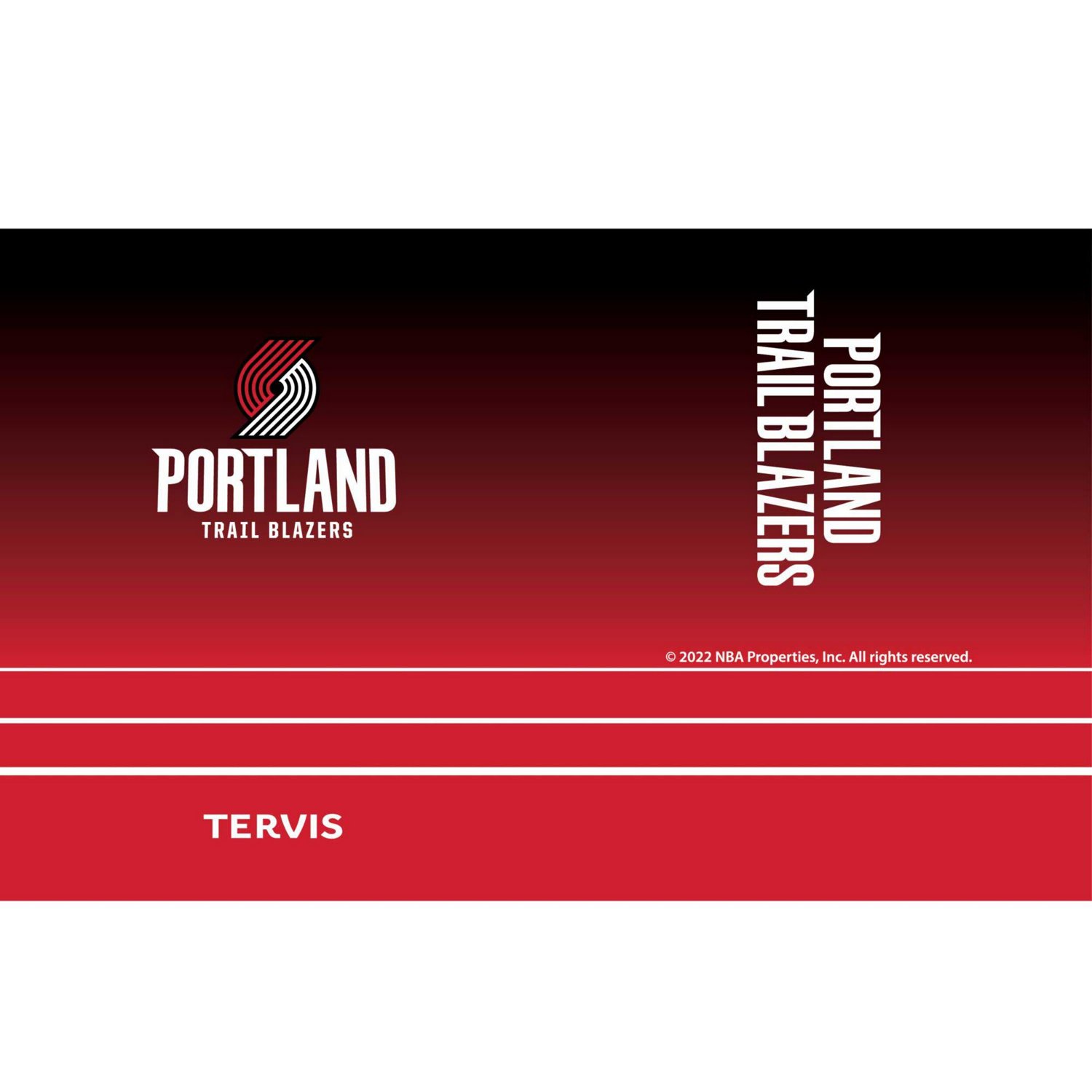 Tervis Portland Trail Blazers 20oz Ombre Stainless Steel Travel Tumbler - view number 2