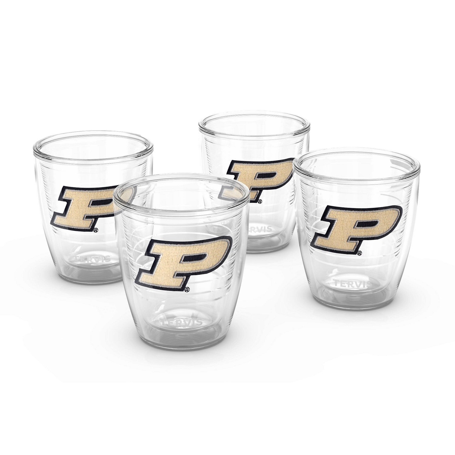 Tervis Purdue Boilermakers 4-Pack 12oz Emblem Tumbler Set