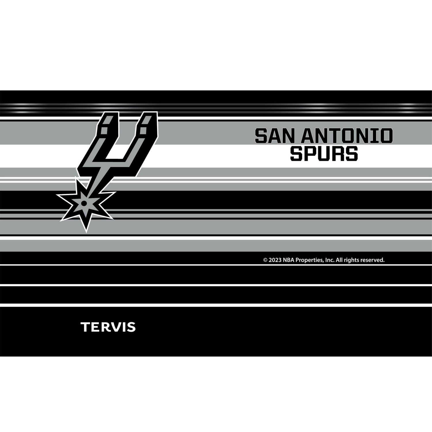 Tervis San Antonio Spurs 20oz Hype Stripes Stainless Steel Tumbler