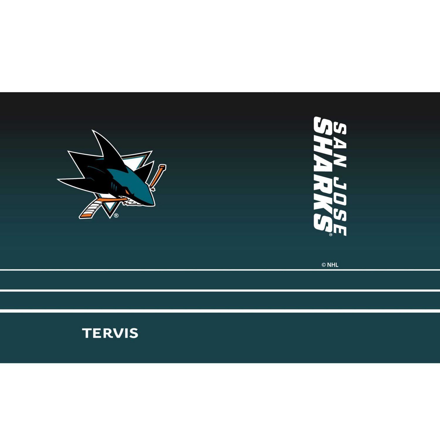 Tervis San Jose Sharks 20oz Ombre Stainless Steel Travel Tumbler - view number 2