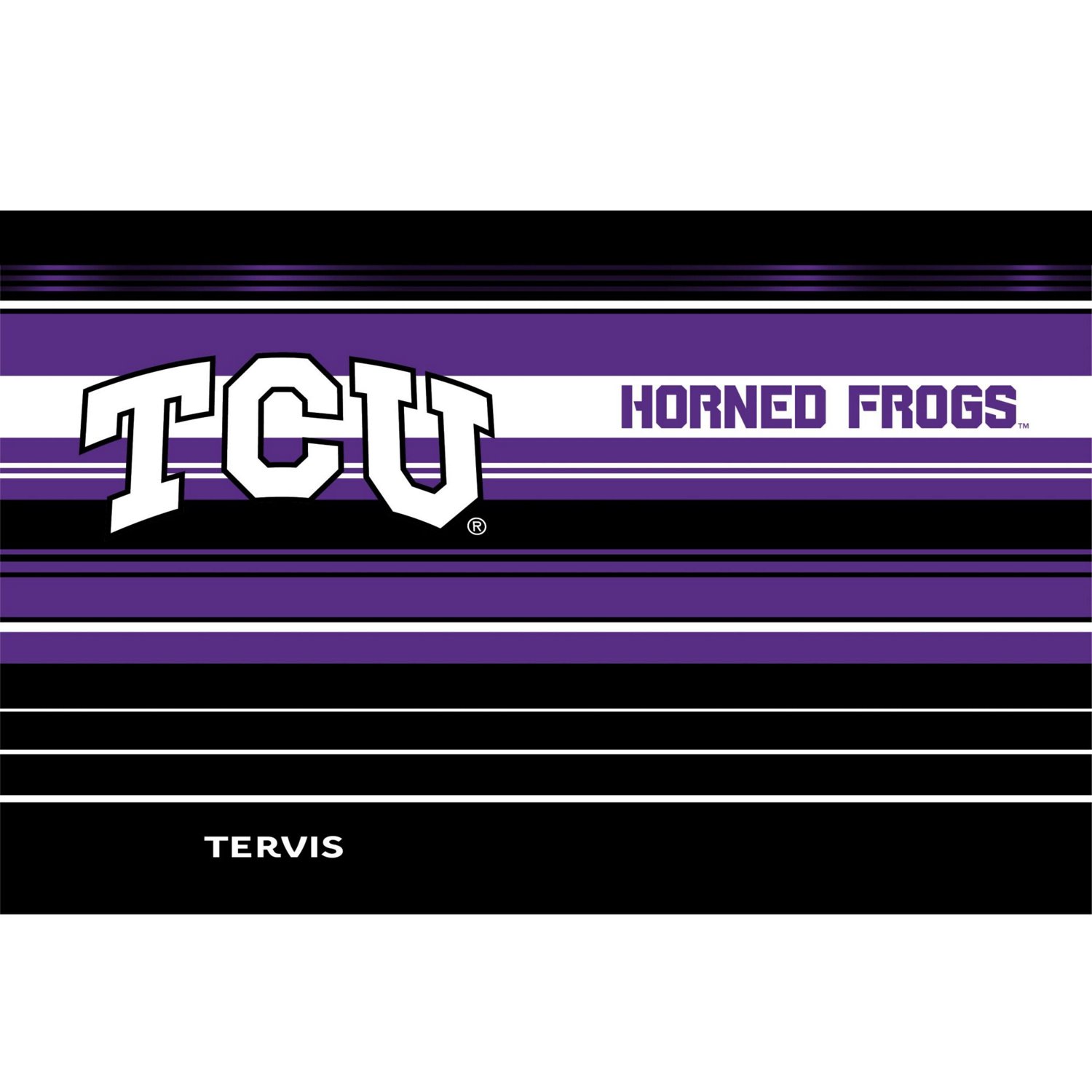 Tervis TCU Horned Frogs 30oz Hype Stripes Stainless Steel Tumbler - view number 2