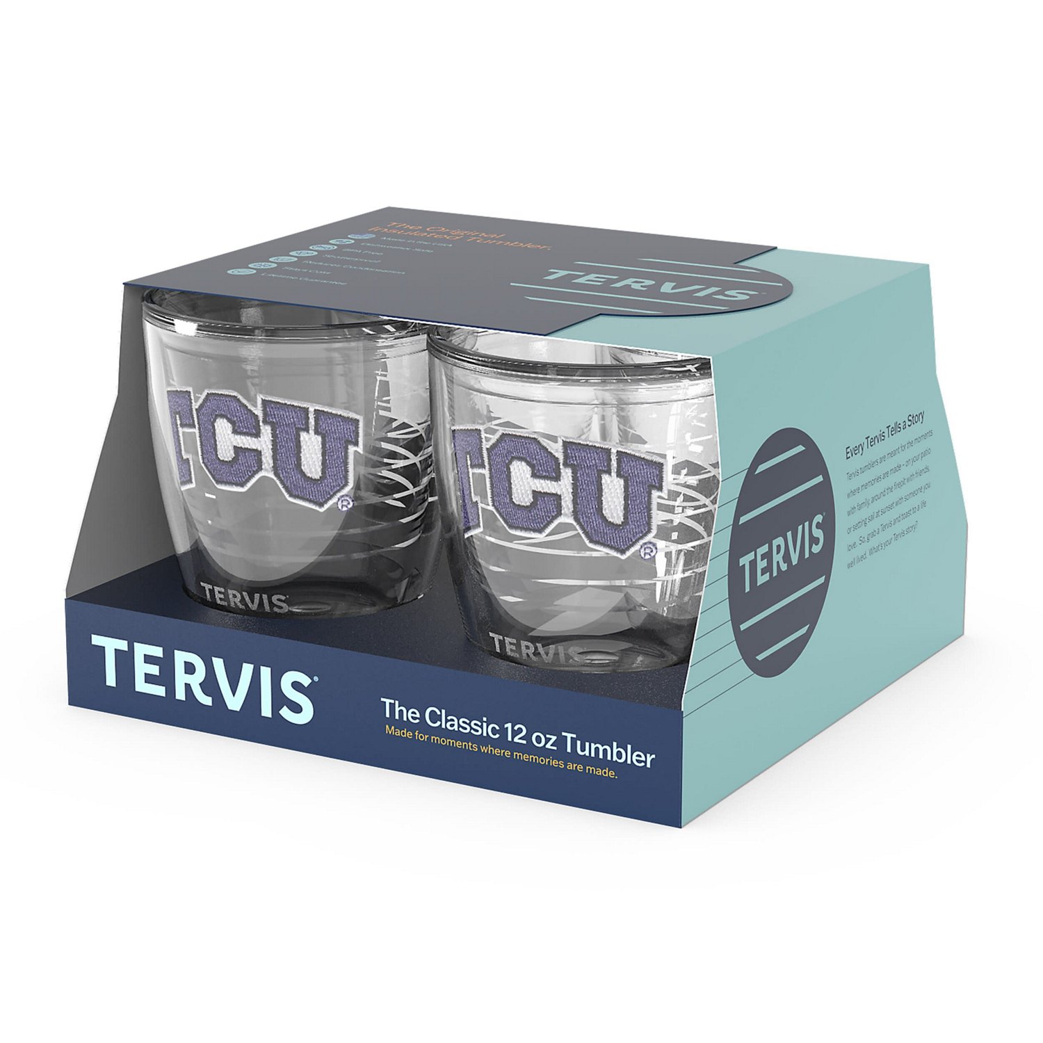 Tervis TCU Horned Frogs 4-Pack 12oz Emblem Tumbler Set - view number 2