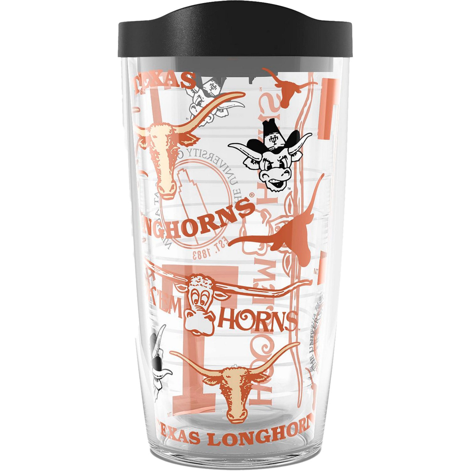 Tervis Texas Longhorns 16oz Allover Classic Tumbler