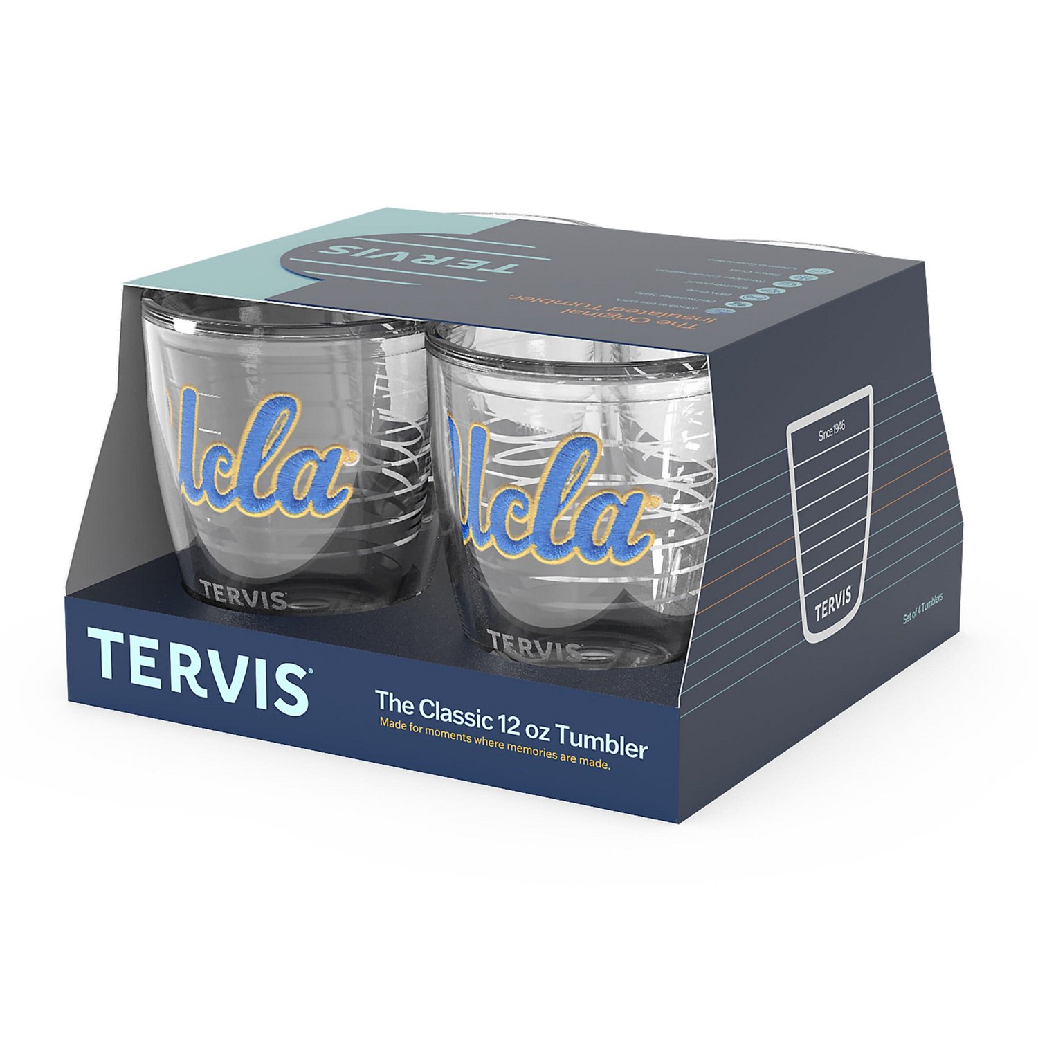 Tervis UCLA Bruins 4-Pack 12oz Emblem Tumbler Set - view number 3