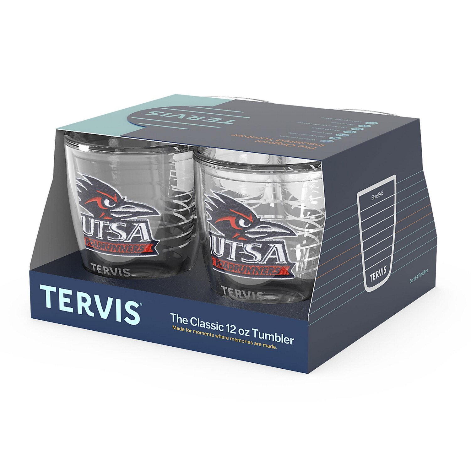Tervis UTSA Roadrunners 4-Pack 12oz Emblem Tumbler Set - view number 3