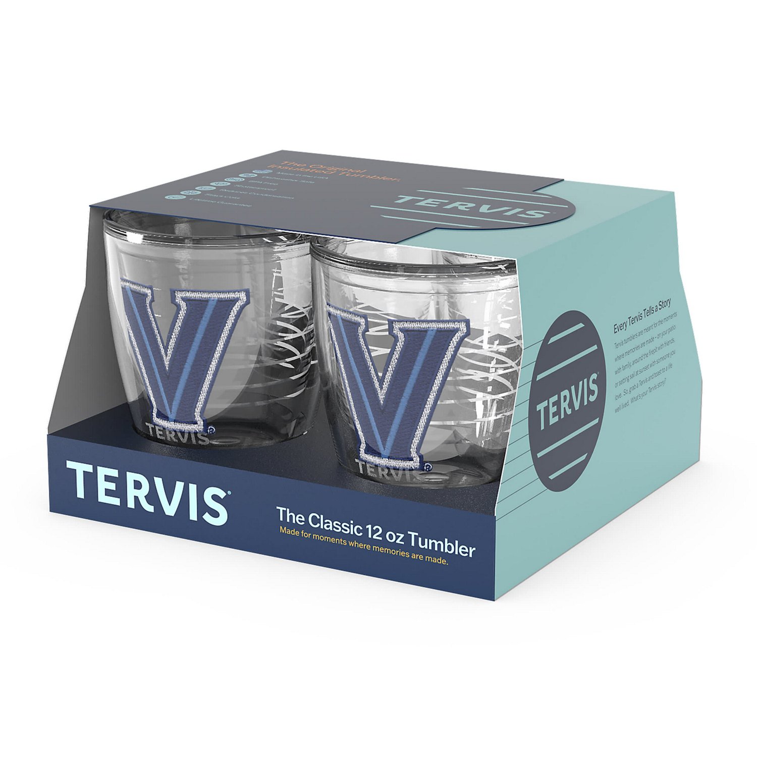 Tervis Villanova Wildcats 4-Pack 12oz Emblem Tumbler Set - view number 2