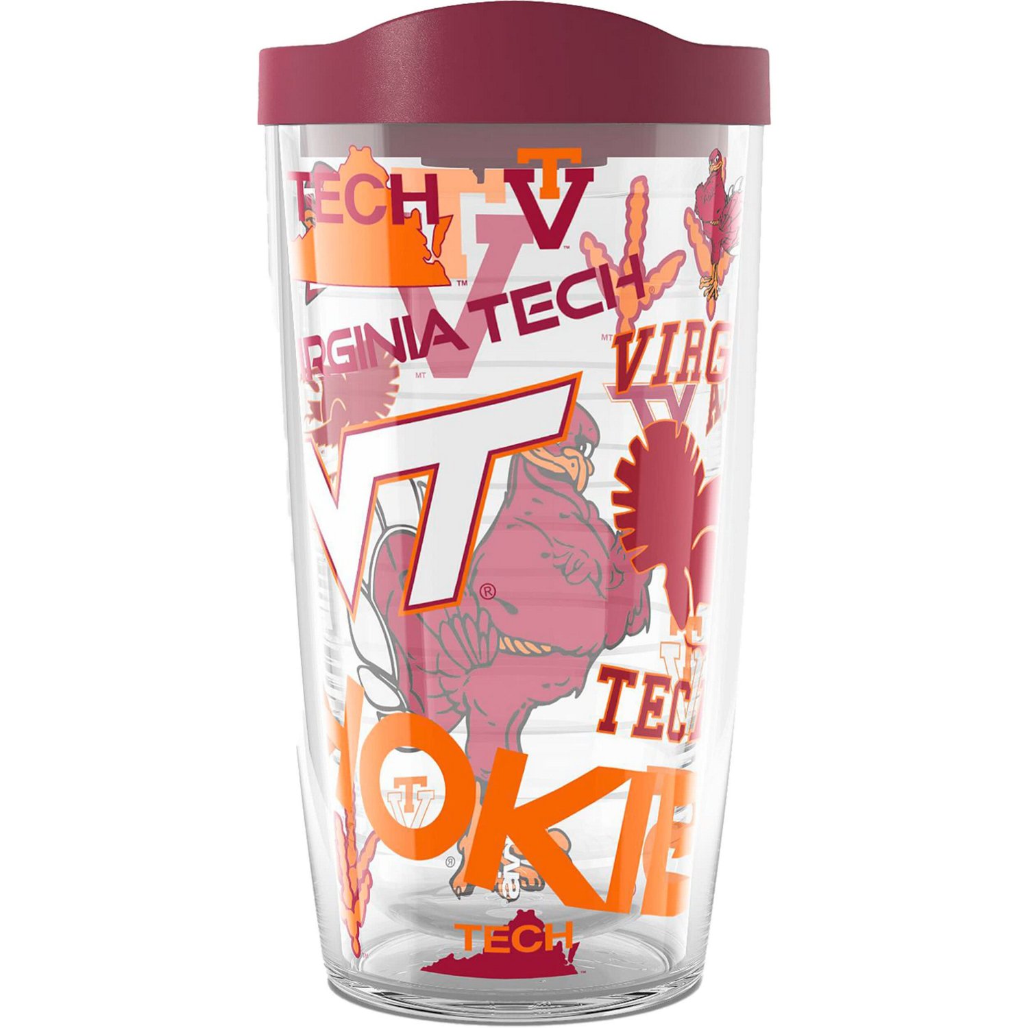 Tervis Virginia Tech Hokies 16oz Allover Classic Tumbler                                                                         - view number 1