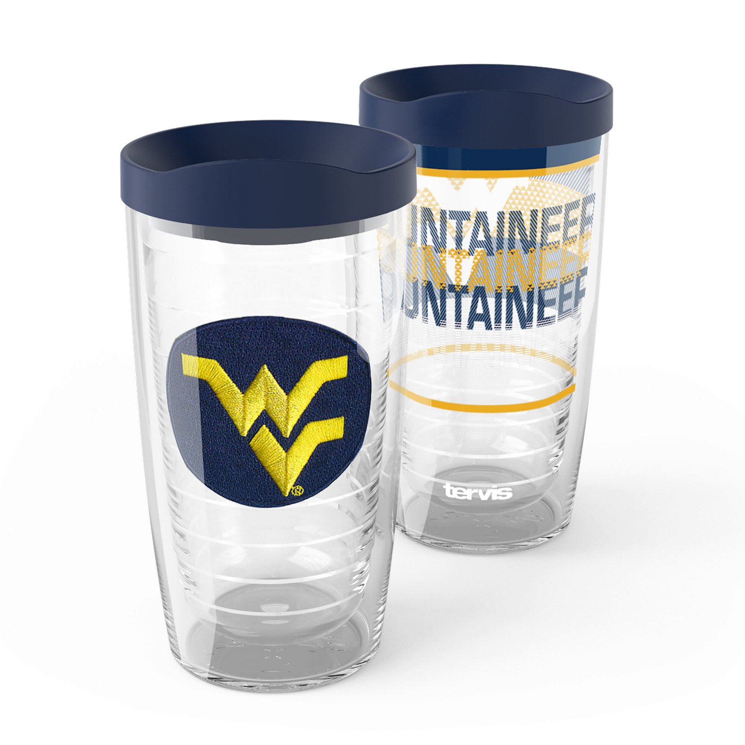 Tervis West Virginia Mountaineers 2-Pack 16oz Competitor  Emblem Tumbler Set - view number 1