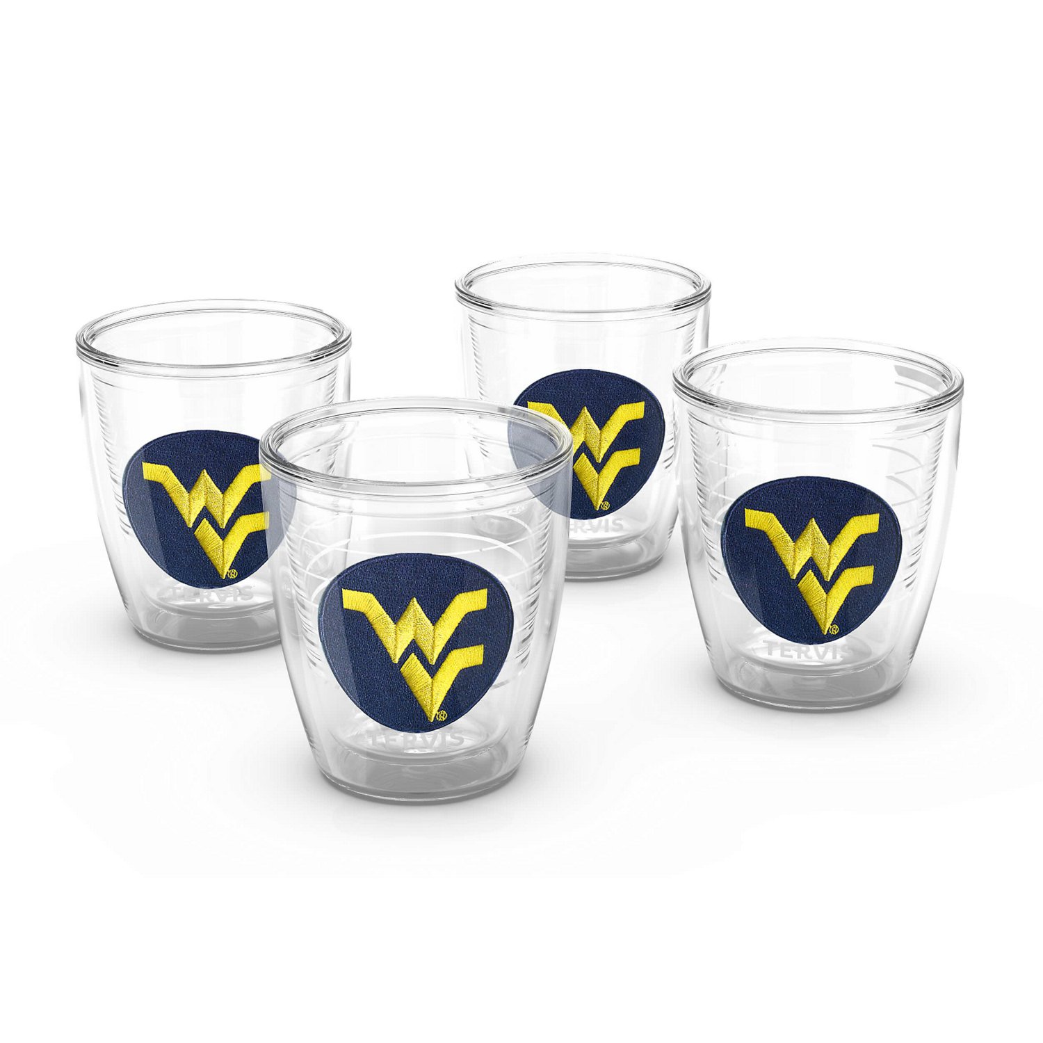 Tervis West Virginia Mountaineers 4-Pack 12oz Emblem Tumbler Set - view number 1