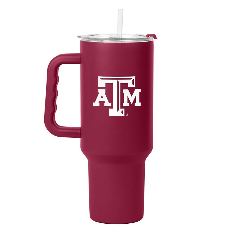 Logo Brands Texas AM Aggies 40oz Powder Coat Tumbler - NCAA Novelty at Academy Sports