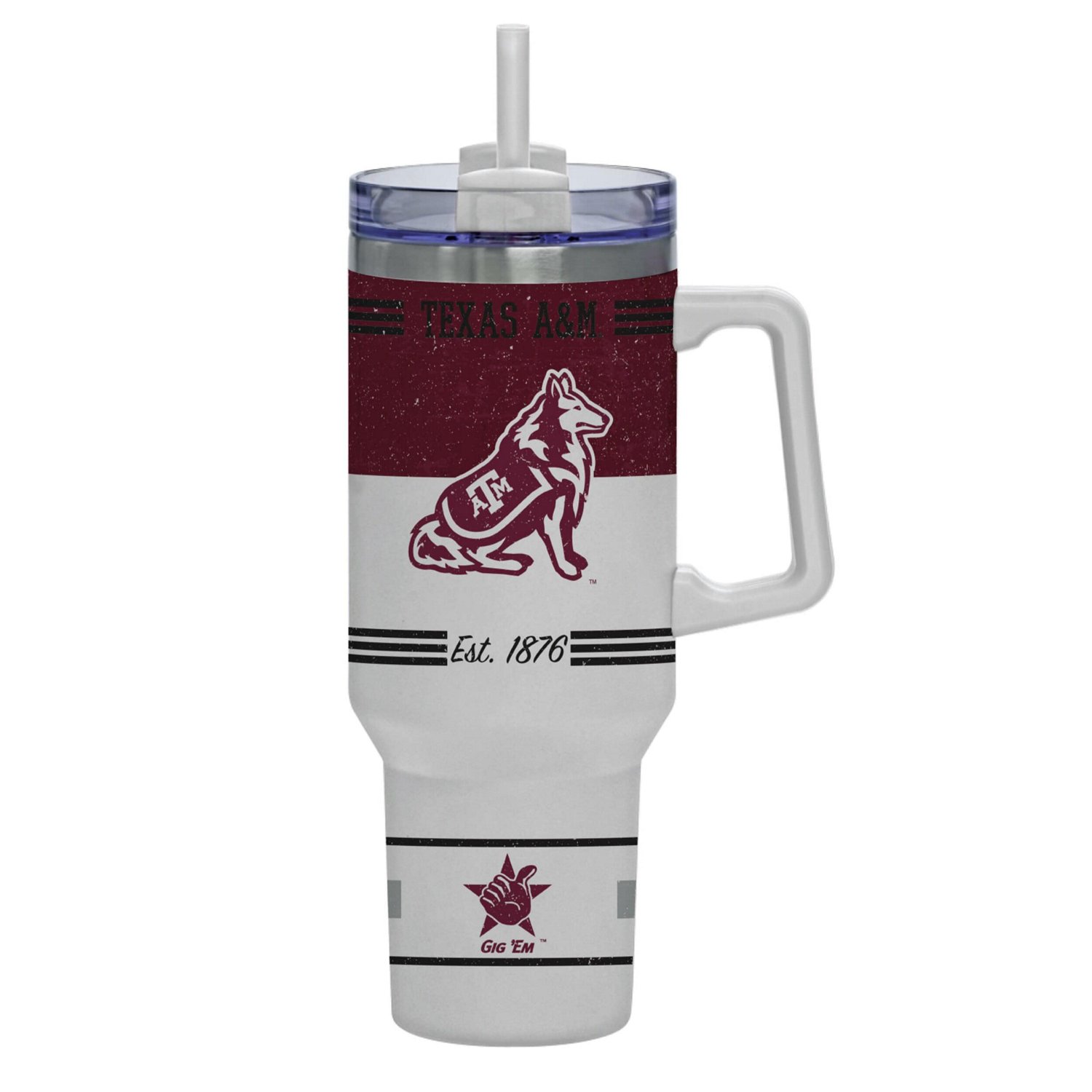 Texas AM Aggies 40oz Rocky Vintage Tumbler