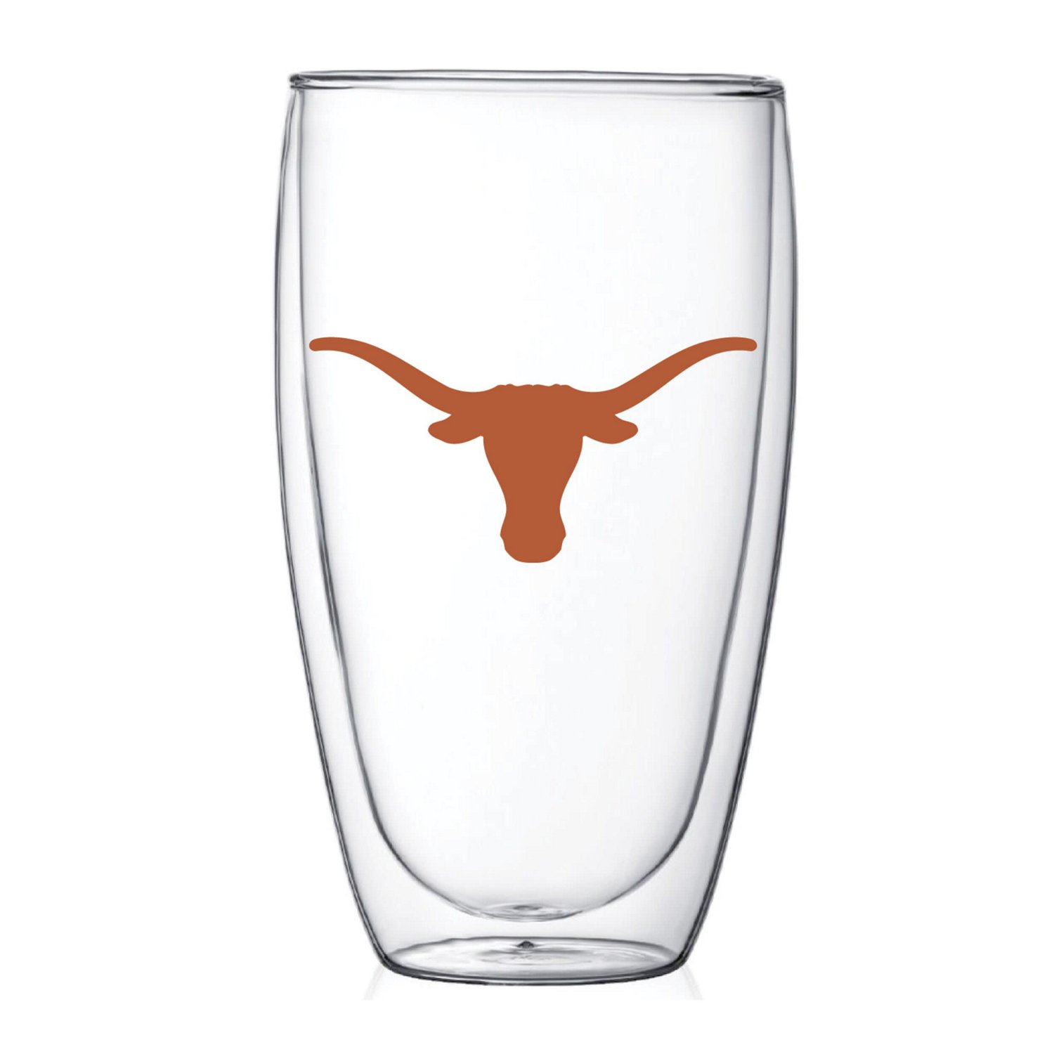 Texas Longhorns 15oz Double Wall Thermo Glass                                                                                    - view number 1
