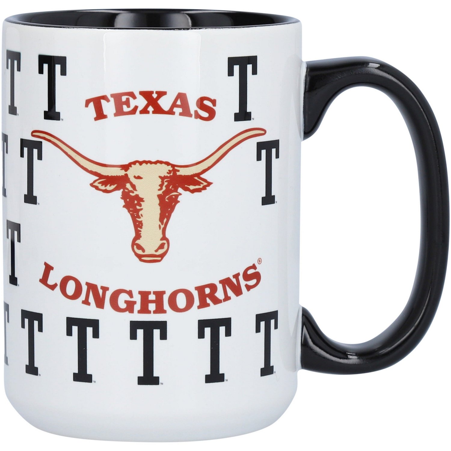 Texas Longhorns 15oz Vintage Repeat Logo Java Mug                                                                                - view number 2