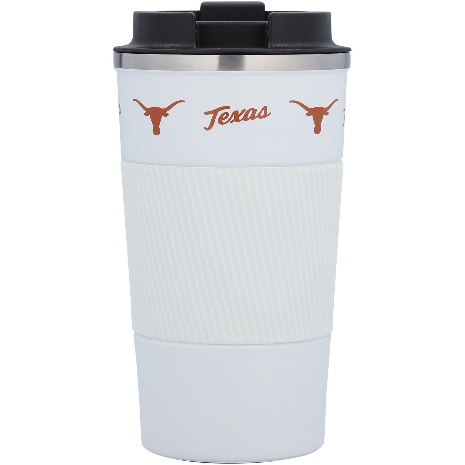 Texas Longhorns 18oz Coffee Tumbler with Silicone Grip - view number 2