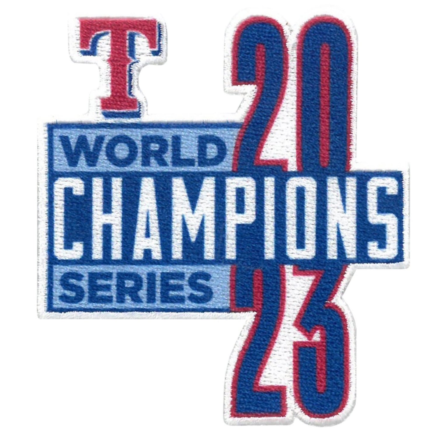 Texas Rangers 2023 World Series Champions Scattered Patch                                                                        - view number 1